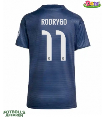 Real Madrid Rodrygo Goes #11 Bortatröja Kvinnor 2025-26 Kortärmad